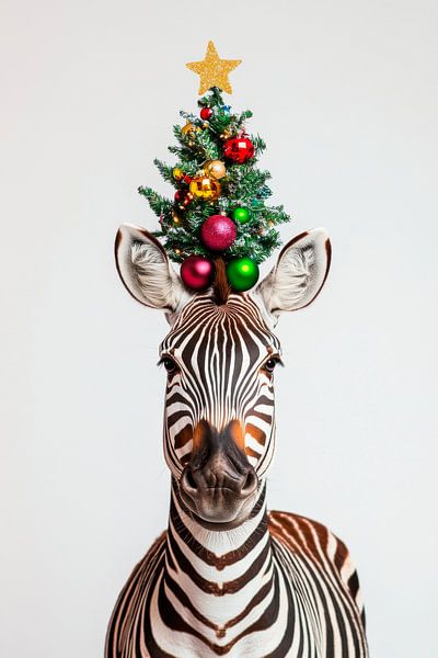 Zebra Weihnachten