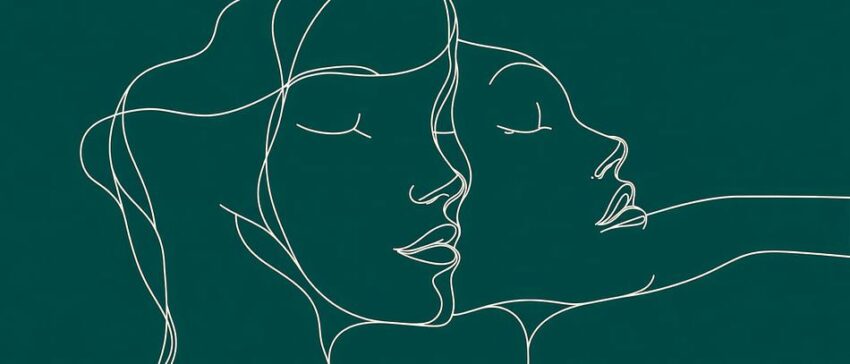 Zweisame Gesichter – Minimalistische Linie