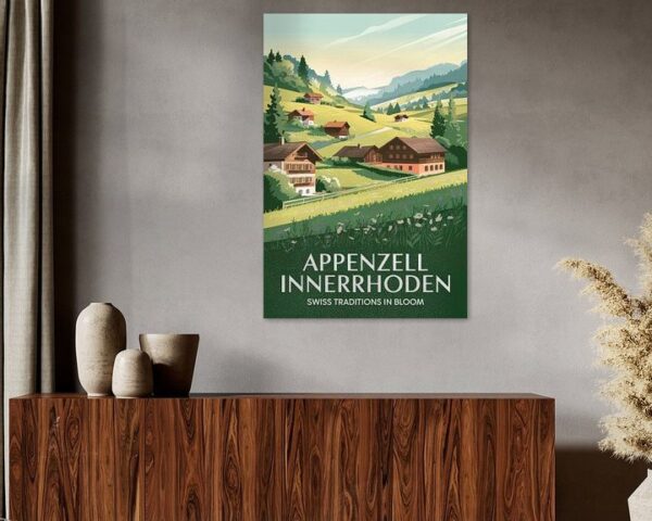 Appenzell Innerrhoden Vintage Travel Poster