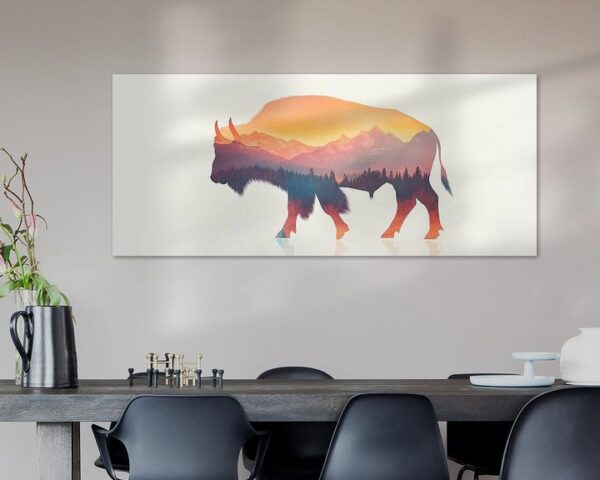 Bison in der Natur