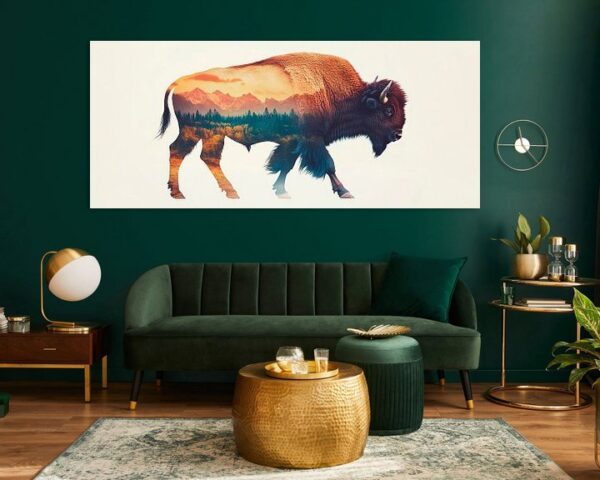 Bison in der Natur