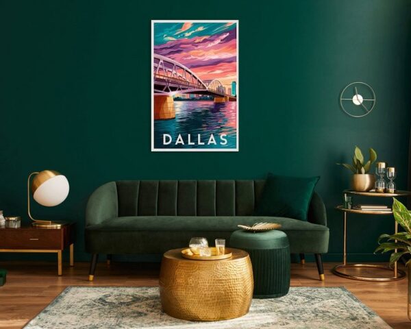 Dallas, Texas - Vintage Travel Poster