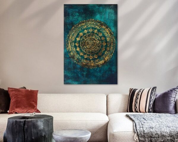 Elegante goldene Mandala-Illustration