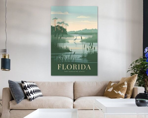 Florida Vintage Travel Poster