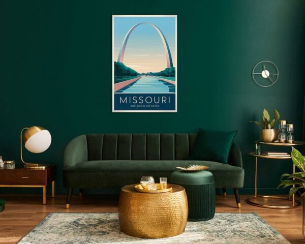 Missouri Vintage Travel Poster