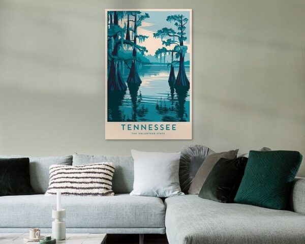 Tennessee Vintage Travel Poster