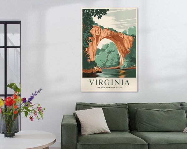 Virginia Vintage Travel Poster