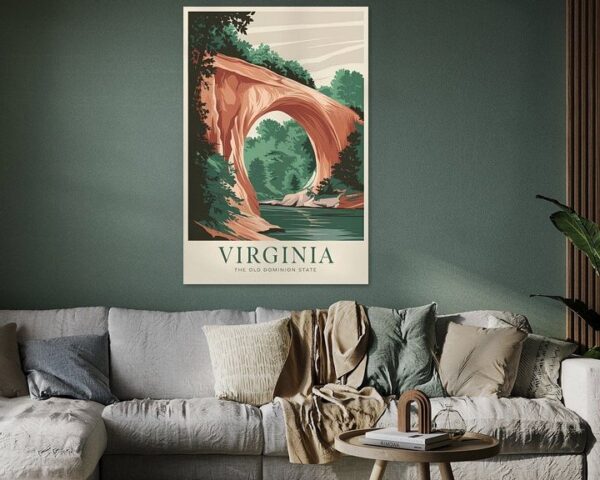 Virginia Vintage Travel Poster