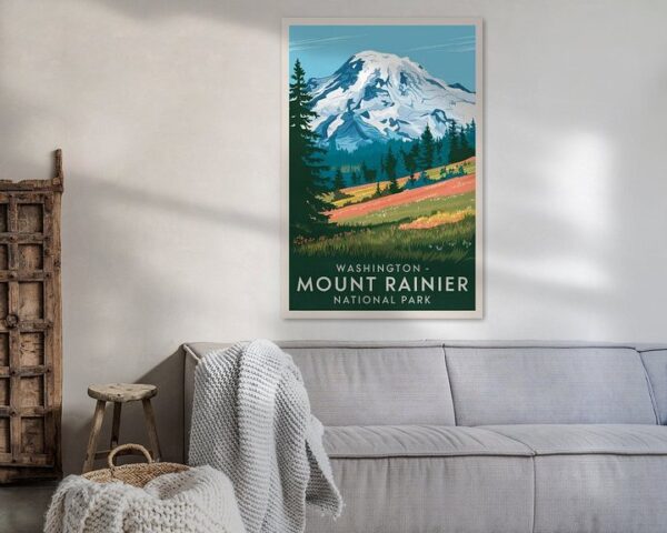 Washington Vintage Travel Poster