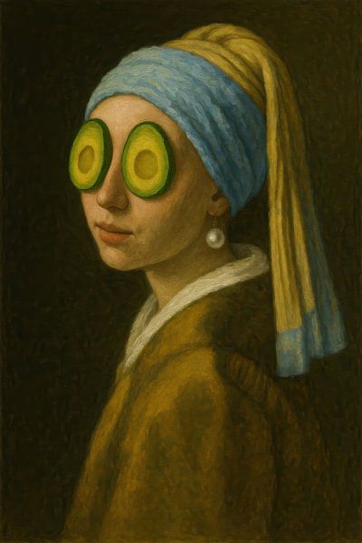 Das Mädchen mit den Avocado-Augenscheiben